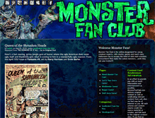 Tablet Screenshot of monsterfanclub.com